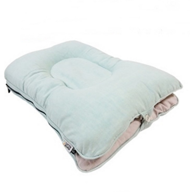 잉글랜드 무중력베개 잠잘오는 숙면 빨아쓰는 베개 코튼샤워 초코민트(54X38cm), 민트, 1개