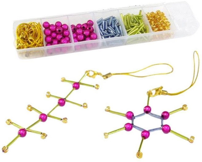 분자모형 구조식 열쇠고리 만들기 10인 과학diy 연계수업용 초등만들기세트 결합모형, 1세트