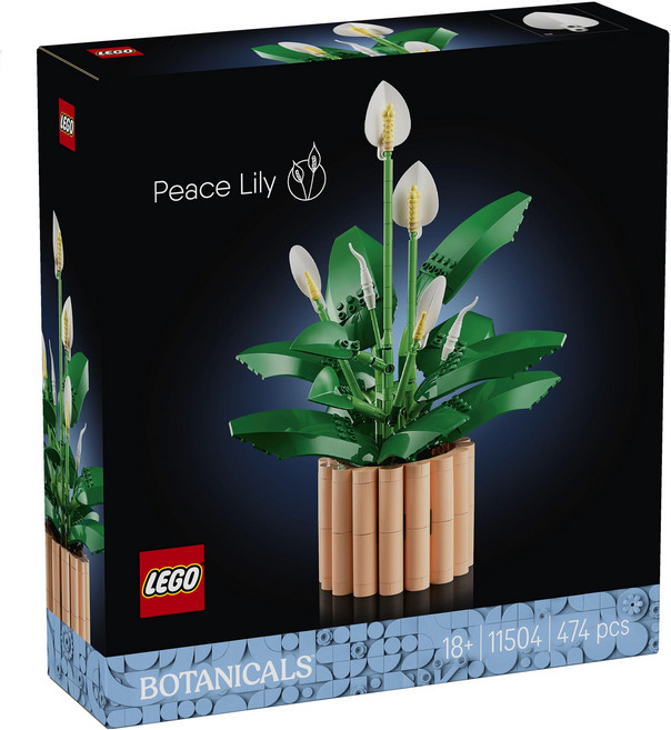 LEGO 植物學和平百合 11504, 混色, 1個