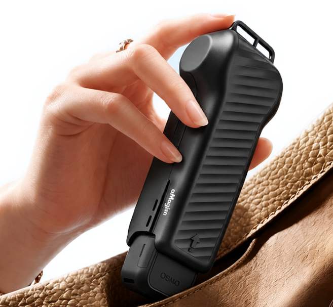 DJI Osmo Pocket 4 보호 케이스 화면 전체 커버 플립 커버, 1개, 검은색