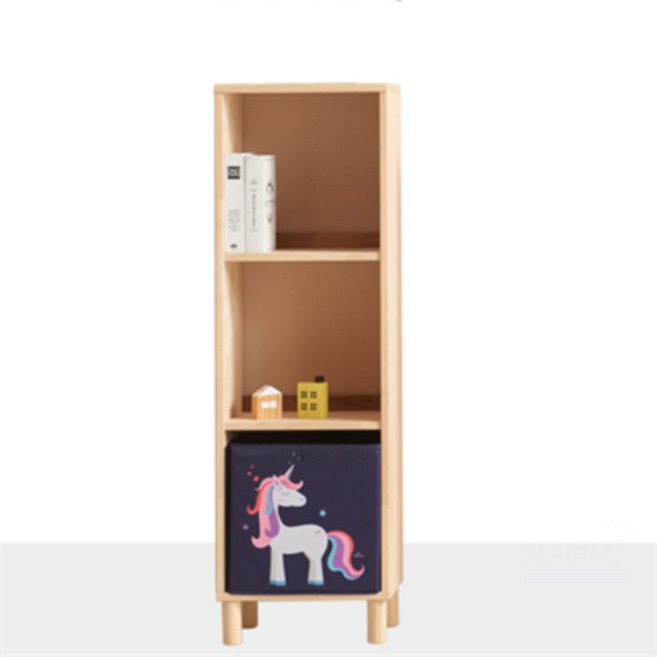 직선다리3단 오브제수납장, 고무나무