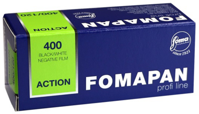 포마 중형필름 흑백필름 400 FOMAPAN (2028/11), 1개