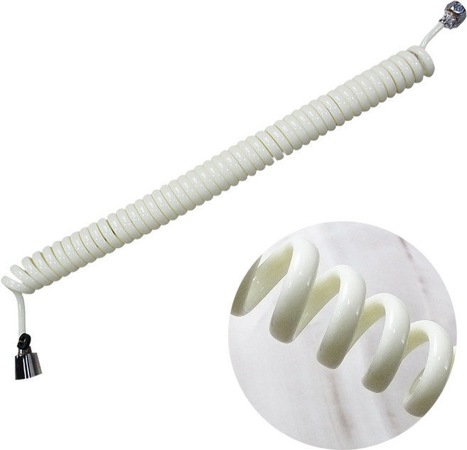 코일호스 꼬불이줄 욕실청소 스프레이건 연결 호수 5m, 1개