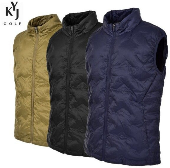 [백화점출고] 김영주골프 겨울방한 패딩조끼 베스트 3종택1