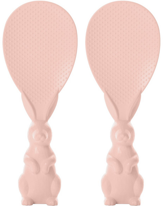 니드앤니드 이지그립 밥알이 잘 붙지않는 스탠딩 주걱, PINK컬러, 2개