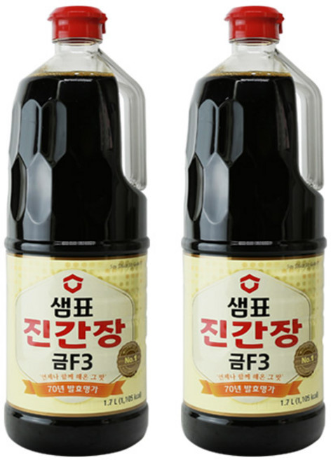 진간장 금f3 1.7L, 2개