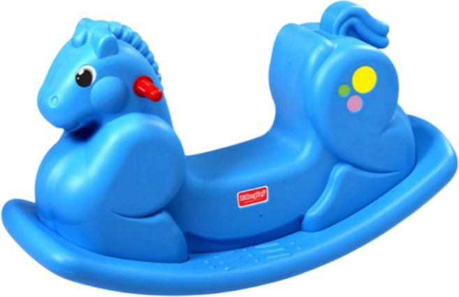 쿠쿠토이즈 흔들말타기 유아 신체발달 놀이 파랑 색상, 1개