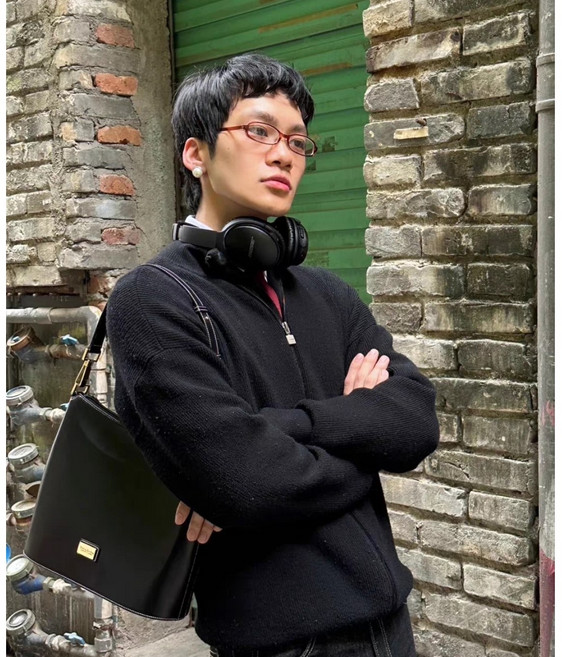 y2k 긱시크사각뿔테 오타쿠너드미 애니주인공안경 블랙레드브라운