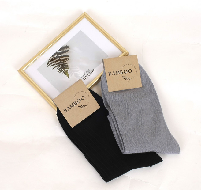 국산 인견 남성 대나무양말 5켤레 골지양말 블랙 그레이