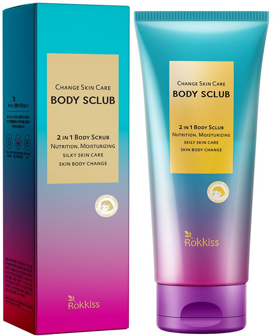 록키스 체인지 스킨 케어 바디 스크럽, 1개, 250ml