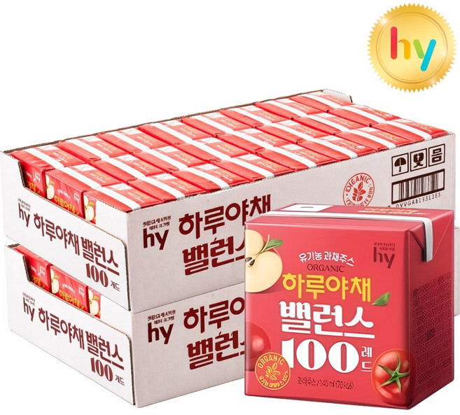 하루야채 밸런스100 레드, 140ml, 48개