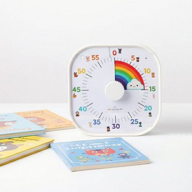 퓨핸 뽀모도로타이머 대형 구글 타이머 어린이 유아 육아 빅타이머, 1개, 구름