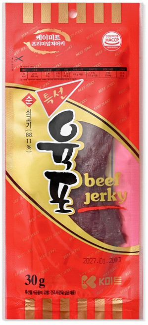 케이미트 순쇠고기 특선육포, 30g, 1개