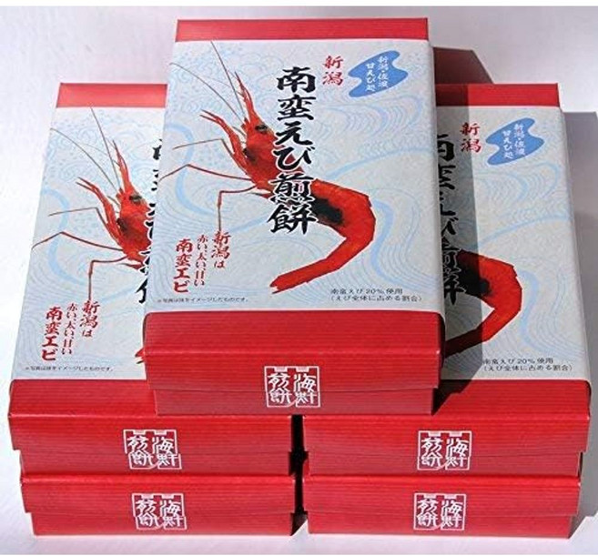 니가타 새우 전병 센베이16개입, 5개