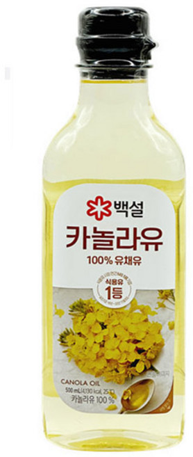 백설 카놀라유, 500ml, 1개