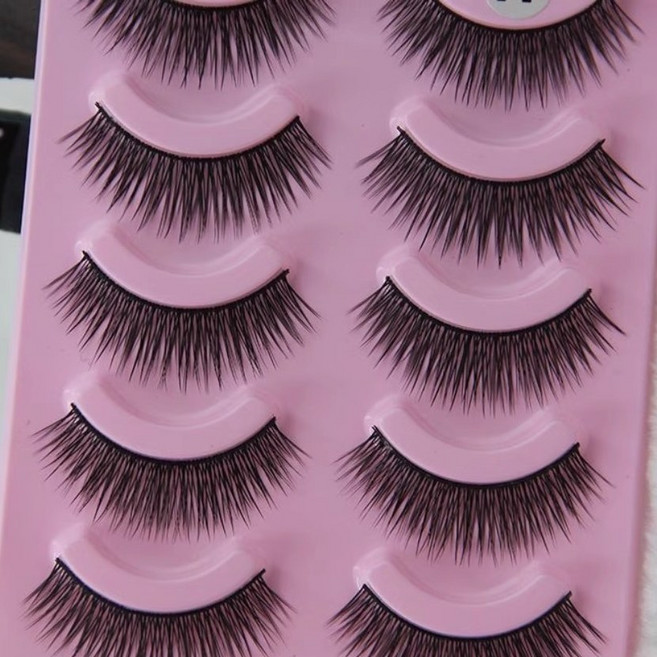 심플하지만 가지런하게 깊은 눈매를 살려주는 공연용 인조속눈썹 (TA12mm 5쌍), 1개, 5쌍