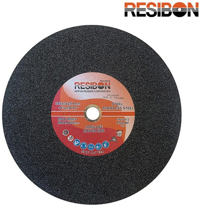 필로쏘 그라인더날 절단석 4인치 107mm 철 스텐 작업용, 25개