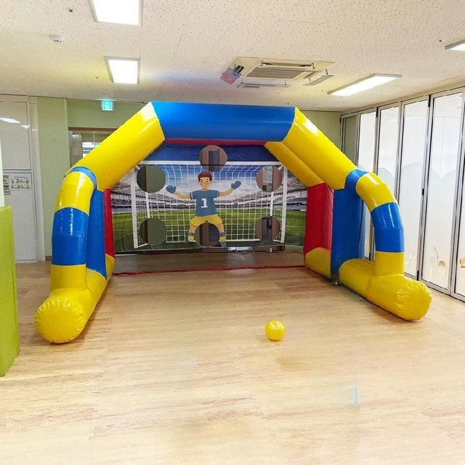 축구골대 에어골대 에어바운스 태권도장 놀이체육 키즈카페