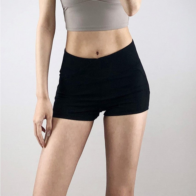 힙업 3부 레깅스 반바지 요가 필라테스 숏 팬츠 바이커쇼츠
