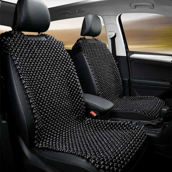 여름철 차량 쿠션 구슬 시트, C, 1개