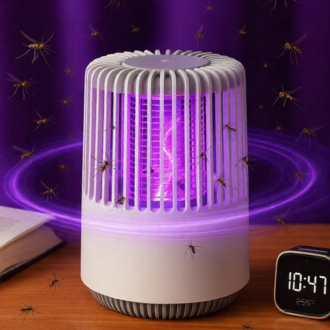 바이서히 무소음 듀플렉스 모기퇴치기 가정용 휴대용 캠핑용