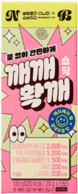 노브랜드 깨깨확깨 스틱, 1개, 100g