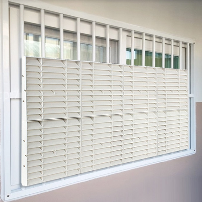 창문가리개 방범창 블라인드 2p 사생활보호, 화이트, 2개