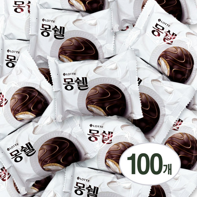 [이브의픽] 몽쉘 부드러운 생크림케이크 대용량, 100개, 34g