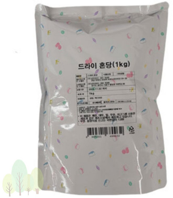 파스텔숲길 쿠키장식 드라이 혼당 1kg