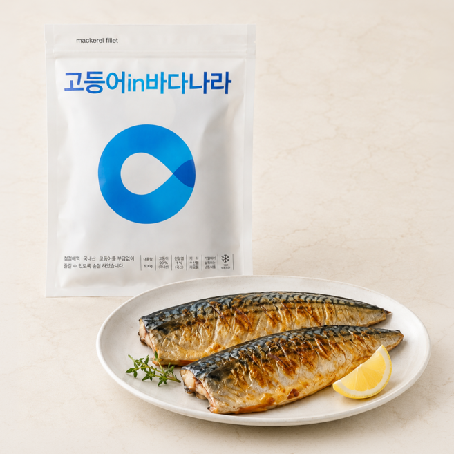 바다나라씨푸드 프리미엄 국내산 손질 고등어 (냉동), 5개, 80~100g