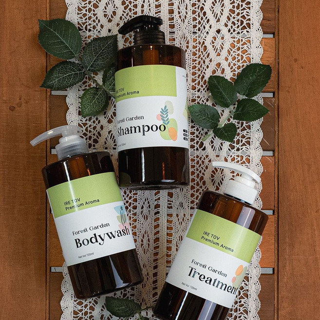 아이레토브 포레스트가든 3종(샴푸/트리트먼트/바디워시) 720ml, 1개