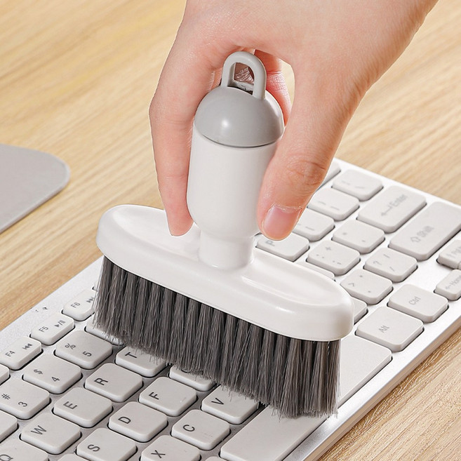 원스바이 키보드 청소 브러쉬, 1개, 화이트