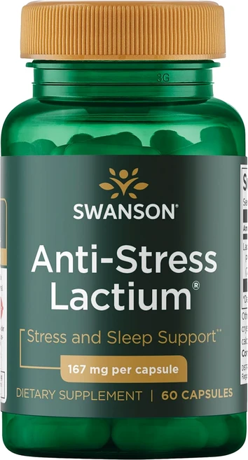 스완슨 안티 스트레스 락티움 60정 Swanson s Anti-Stress Formula 167mg 60 capsules, 1세트 - 쿠팡
