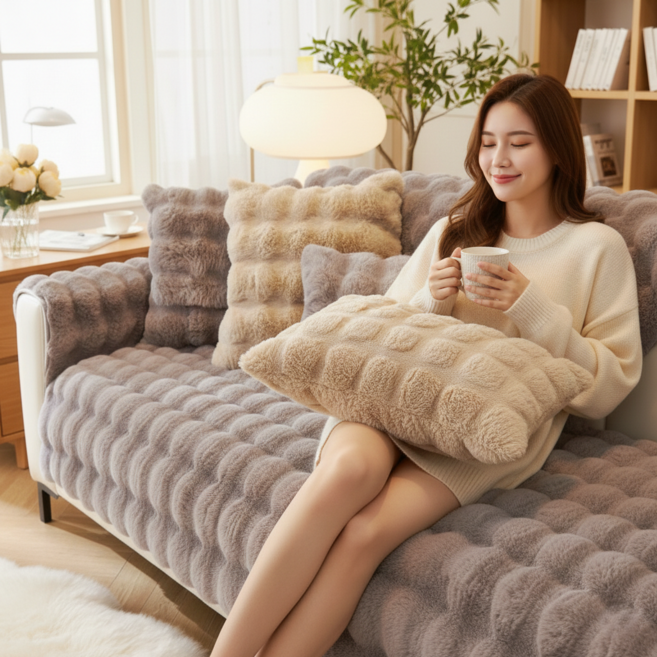 파키즈 매트 극세사 커버 소파 쇼파패드