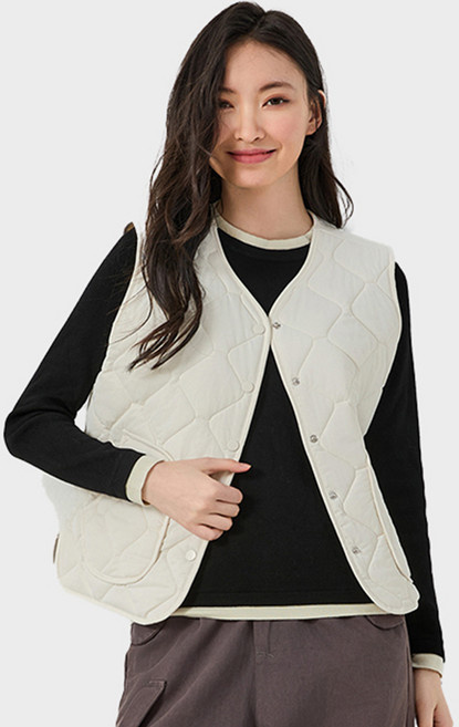 남여공용 경량 패딩 베스트 패딩조끼