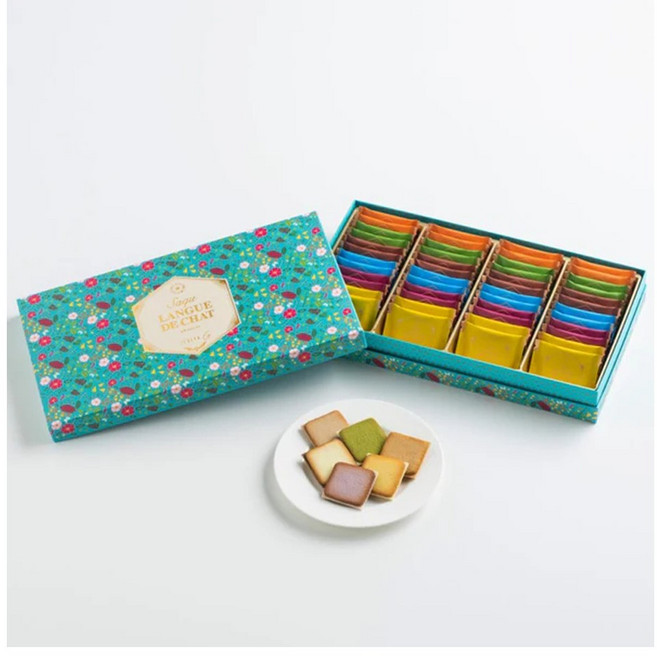 이시야제과 사쿠 랑그드샤 샌드쿠키 세트 48장입, 1박스, 915g