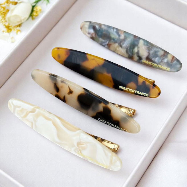 스타앤코 미니 프랑스핀 자개 머리핀 4종