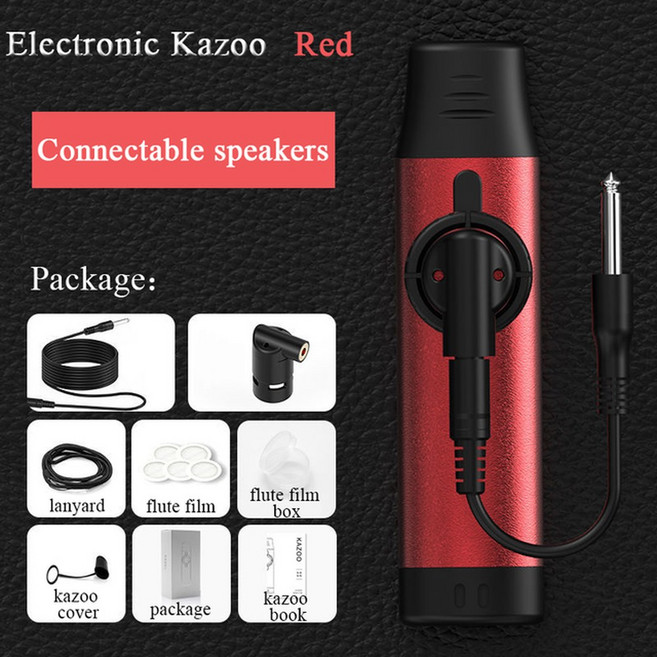 KAZOO 알루미늄 합금 관악기 나무 금속 선물 KAZU 음악 플루트 피콜로 악기, d