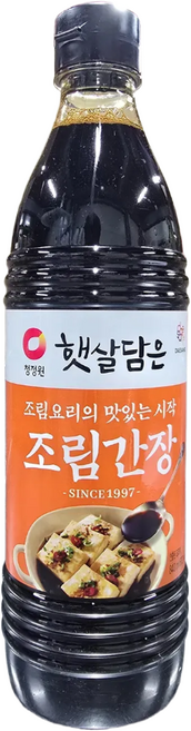 청정원 햇살담은 조림간장, 840ml, 12개