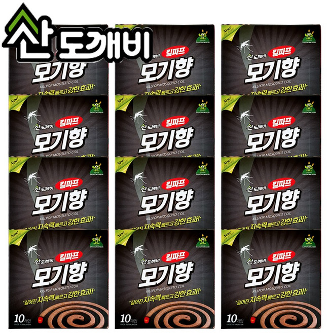 산도깨비 모기향 무색소 10P X 12개 / 24개, 산도깨비 모기향10P X 12개, 1개