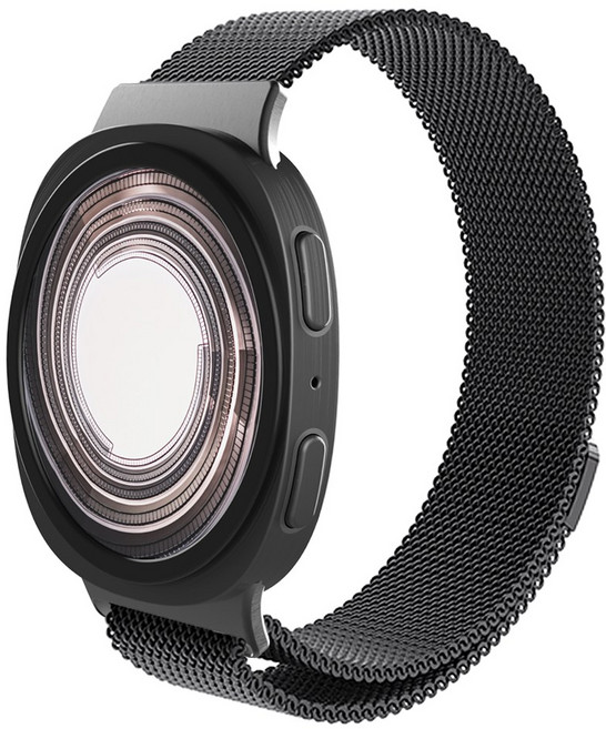 로랜텍 마그네틱 메탈 스트랩, 블랙, 1개