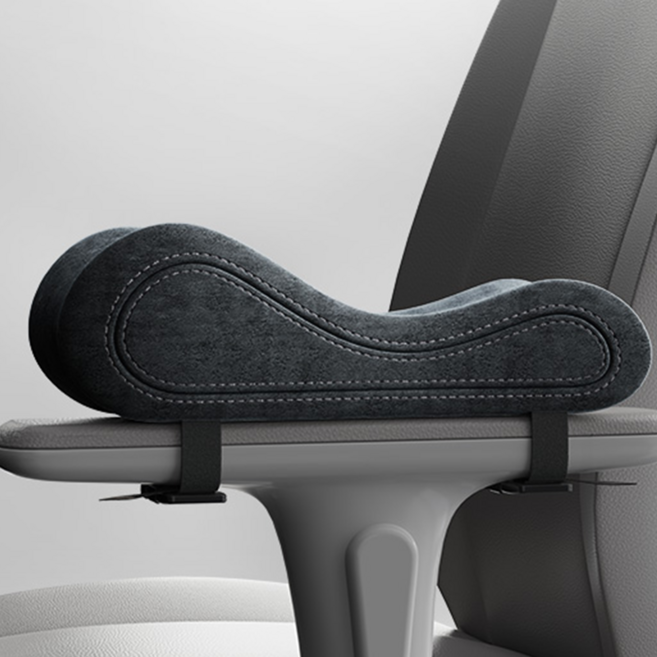 루비바 고탄력 S라인 메모리폼 팔걸이 쿠션, 1개