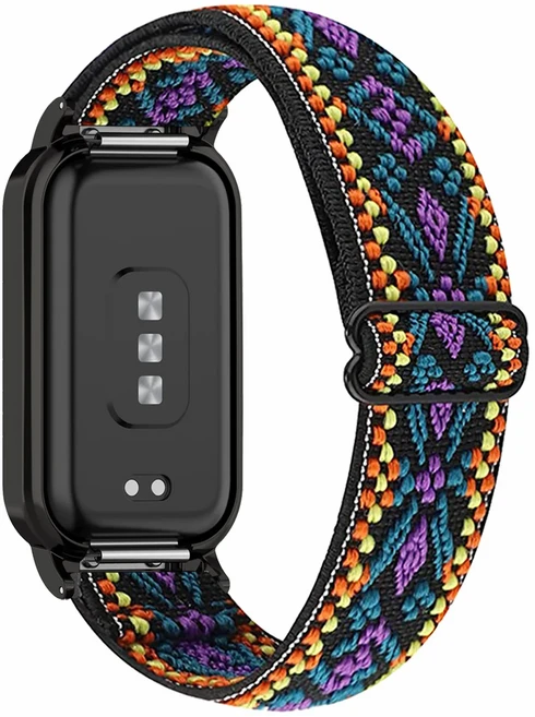 샤오미 밴드 7 프로용 탄성 나일론 시계줄 스포츠 루프 손목 스마트 워치 교체, 06 2, 01 Xiaomi Mi Band 7pro