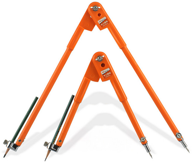 아띠꼴로 목공용 대형 콤파스 목공 컴파스 공업용 컴퍼스 산업용 제도용 900~1500mm, 1개, 소형(25x90cm)