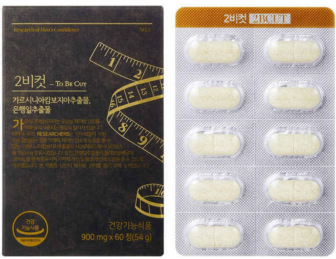 투비컷 가르시니아 혈행개선 은행잎추출물, 60정, 1개