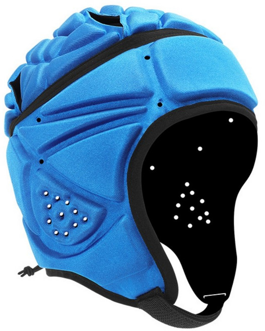 럭비 헬멧 Headguard 소프트 보호 캡 야외 스포츠 안전 스포츠 헬멧, 한 사이즈, B, 1개