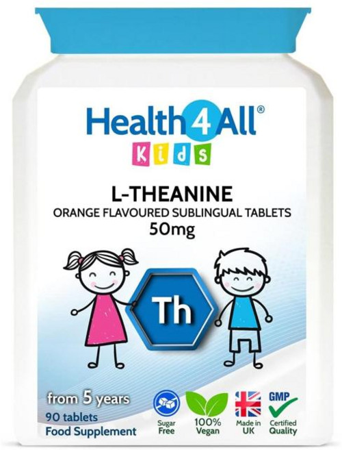 Health4All 헬스4올 키즈 L 테아닌 50mg 츄어블 90정 x 2개