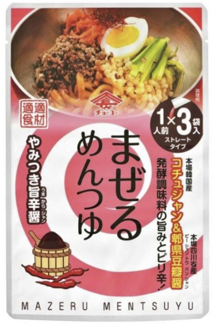 choko 마제루 멘쯔유 자꾸 먹고싶은 맛있게 매운 장 3개입, 1개, 30g