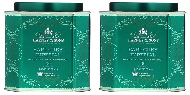 하니앤손스 얼그레이 임페리얼 블랙티 30개입 2개, 1개, 2.5g