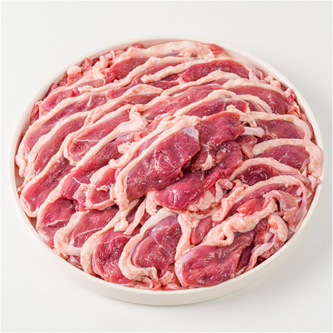 [전라도청년] 국내산 생오리 슬라이스 1kg 오리고기, 1개